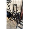 Image 1 : GROUP OF COMMERCIAL EXERCISE MACHINE STEEL FRAME & ASSORTED PARTS