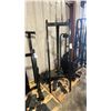 Image 1 : GROUP OF COMMERCIAL EXERCISE MACHINE STEEL FRAME & ASSORTED PARTS