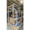 Image 1 : LARGE COMMERCIAL EXERCISE SQUAT RACK - *RACK ONLY, OTHER CONTENTS ON PALLET NOT INCLUDED*