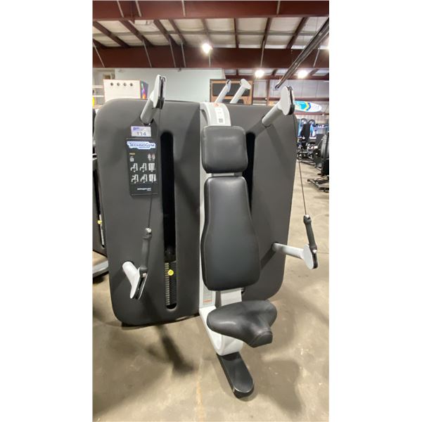 TECHNOGYM COMPACT COMMERCIAL PADDED CABLE PULL SEATED CHEST PRESS