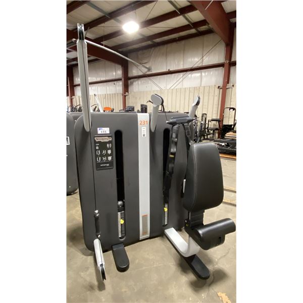 TECHNOGYM COMPACT COMMERCIAL PADDED CABLE PULL SEATED CORE MACHINE