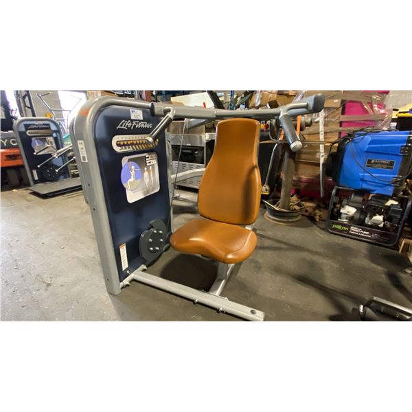 LIFE FITNESS COMMERCIAL SEATED SHOULDER PRESS MACHINE