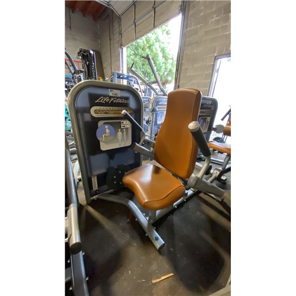 LIFE FITNESS COMMERCIAL SEATED TRICEPS PRESS MACHINE