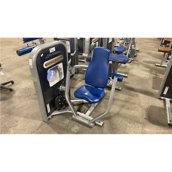 LIFE FITNESS COMMERCIAL SEATED CHEST PRESS MACHINE