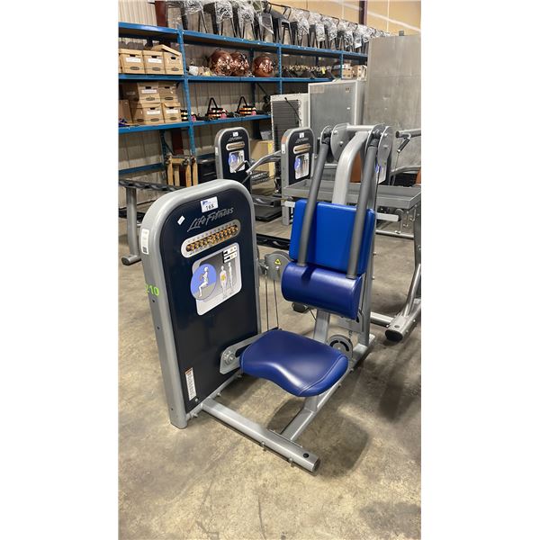 LIFE FITNESS COMMERCIAL SEATED AB CRUNCH MACHINE