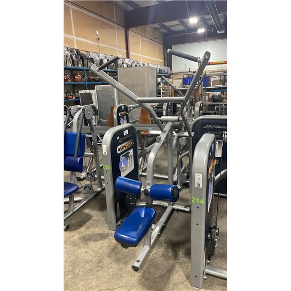 LIFE FITNESS COMMERCIAL SEATED LATERAL PULLDOWN MACHINE