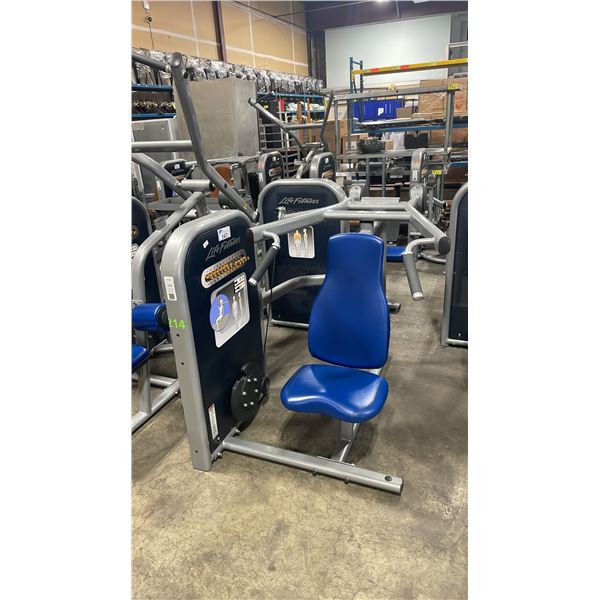 LIFE FITNESS COMMERCIAL SEATED SHOULDER PRESS MACHINE