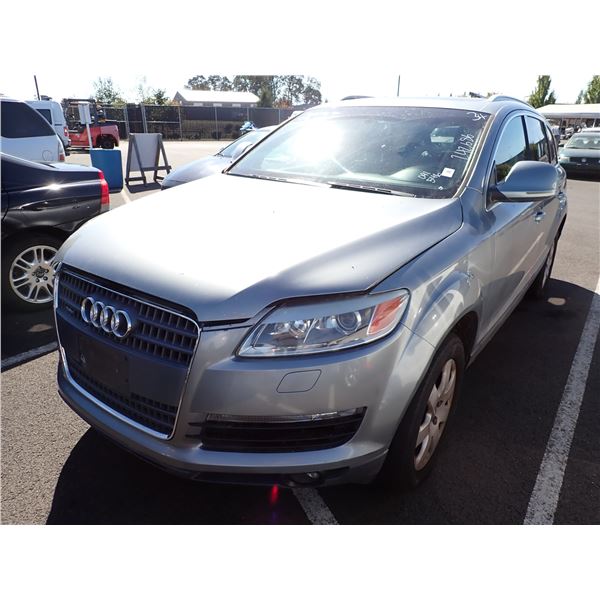 2007 Audi Q7 RUNS WITH MECHANICAL PROBLEMS