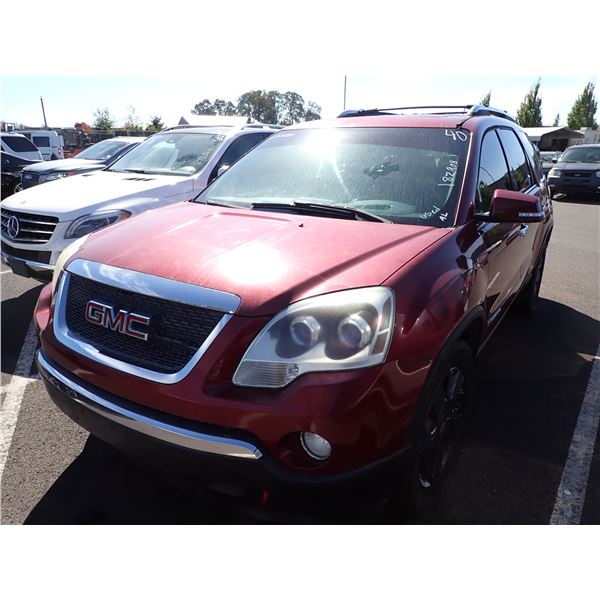 2007 GMC Acadia RUNS WITH MECHANICAL PROBLEMS