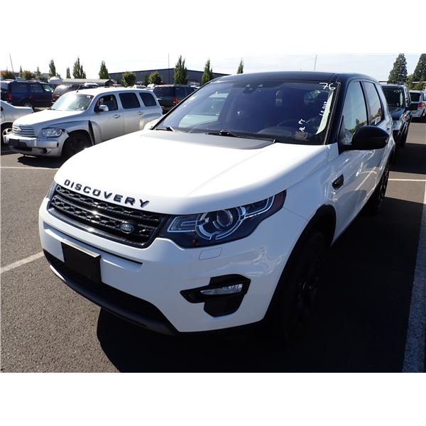 2018 Land Rover Discovery Sport