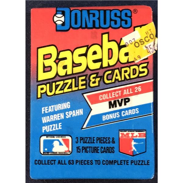 1989 DONRUSS BASEBALL WAX PACK