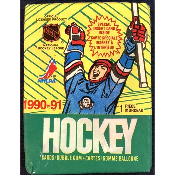 1990-91 O-PEE-CHEE NHL WAX PACK