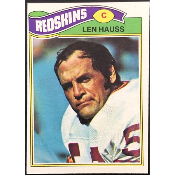 1977 TOPPS LEN HAUSS