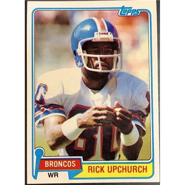 1981 TOPPS RICK UPCHURCH