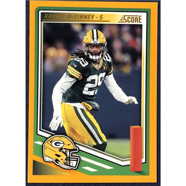 2025 SCORE NFL ORANGE PARALLEL XAVIER McKINNEY