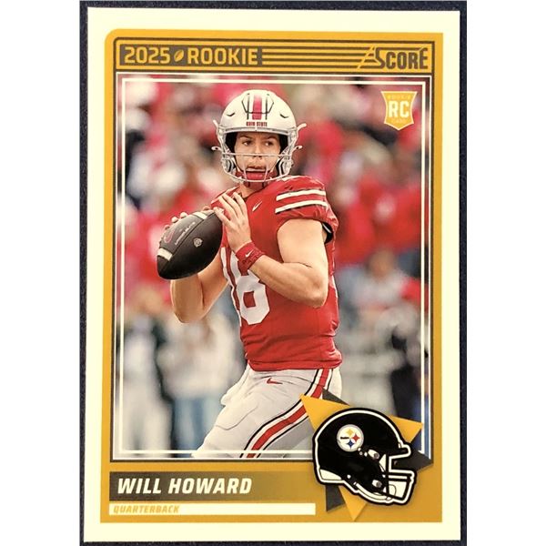 2025 SCORE NFL WILL HOWARD ROOKIE CARD