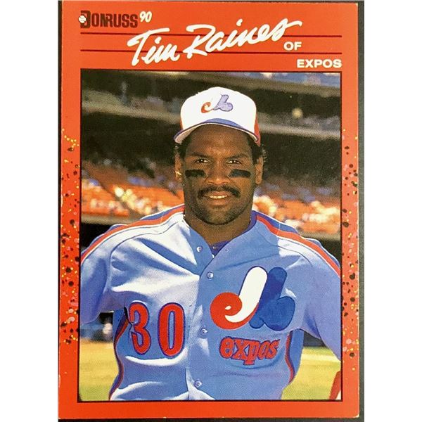 1990 DONRUSS TIM RAINES (HOF)