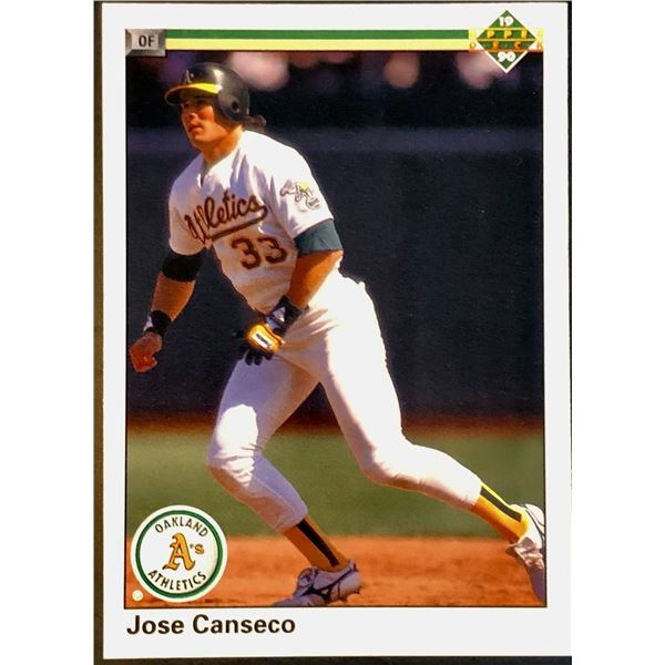 1990 UPPER DECK JOSE CANSECO