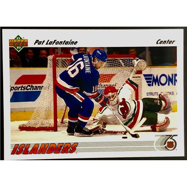 1991-92 UPPER DECK PAT LaFONTAINE (HOF)