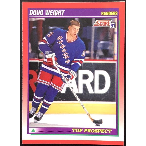 1992 SCORE DOUG WEIGHT ROOKIE CARD