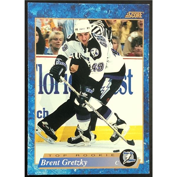1992-93 SCORE BRENT GRETZKY ROOKIE CARD