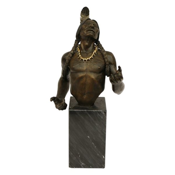 Christopher A. Pardell "Mystic Vision" Bronze Bust