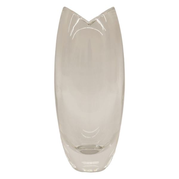 Kosta Boda Bengt Edenfalk Crystal Heart-Rim Vase
