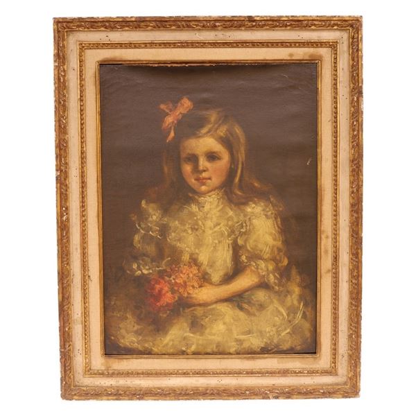 Whistler - Edwardian Portrait Painting of Girl