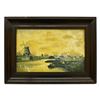 Image 9 : Framed Delft Dutch Landscape Ceramic Plaque