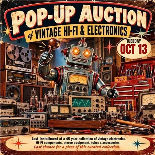 Pop-up Auction of Vintage Hi-Fi, Electronics & Tools