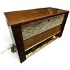 Image 2 : Vintage Pye Canada T-658 Five-Band AM/Shortwave Mains-Battery Wood Table Radio