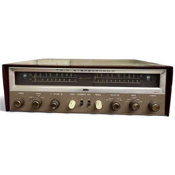 Circa 1960 Trio W-35 Tube AM/FM-AM Stereo Amplifier Receiver, 10W + 10W Output