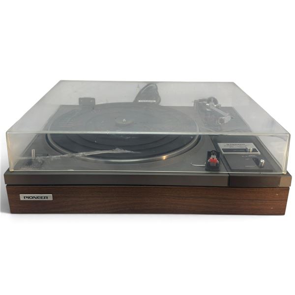 Vintage Pioneer PL-115D Belt-Drive Automatic-Return Turntable w/ Excel ES-70S Cartridge