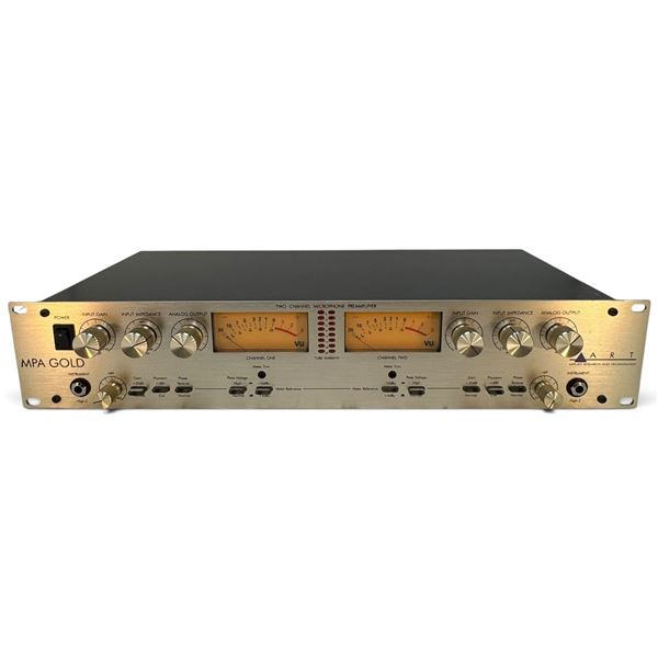 ART MPA Gold Model 210 Two-Channel Tube Microphone Preamplifier, Rackmount