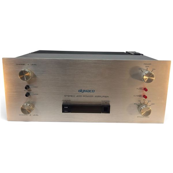 1970s Dynaco Stereo 400 Power Amplifier with Dynaguard & Cooling Fan