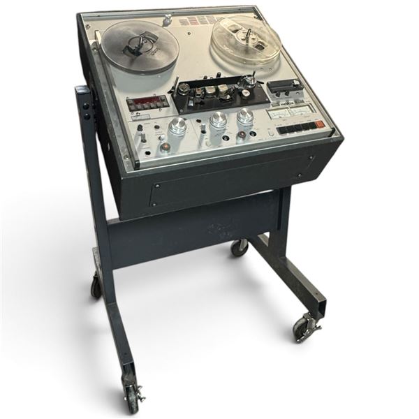 Revox PR99 Mono Monitor Reel-to-Reel Tape Recorder with Rolling Stand & Reels