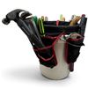 Image 4 : Husky Bucket Organizer w Hand Tools, Mastercraft Multimeter, Laser Level & Jobmate Clamp Set