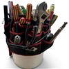 Image 6 : Husky Bucket Organizer w Hand Tools, Mastercraft Multimeter, Laser Level & Jobmate Clamp Set