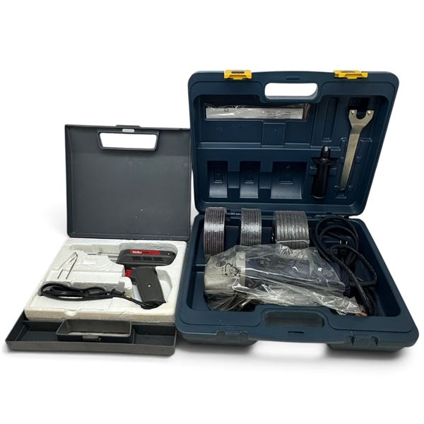 Mastercraft 54-7106-0 Angle Grinder (New Open Box) & Weller 8200 Soldering Gun with Cases