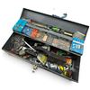 Image 2 : Two Metal Toolboxes with Westward Socket Set, Hand Tools, Hardware & Caged Work Light