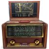 Image 1 : 1950s Hallicrafters World-Wide TW-2000 8-Band Portable Tube Shortwave Radio