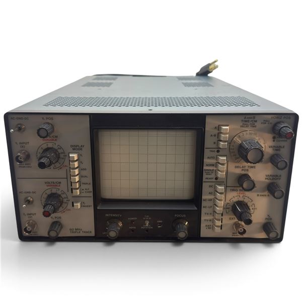 Heathkit IO-4360 Series 60 MHz Triple-Trace Analog Oscilloscope, 120/240 VAC
