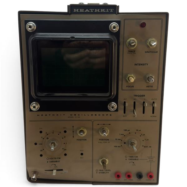 Heathkit IO-103 5-Inch Triggered-Sweep Oscilloscope, Series No. 09505, 10 MHz
