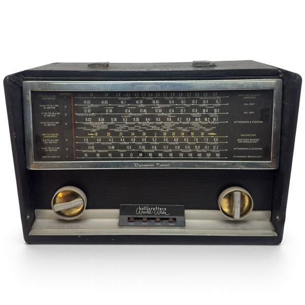 1950s Hallicrafters World-Wide TW-1000 8-Band Tube Shortwave Portable Radio