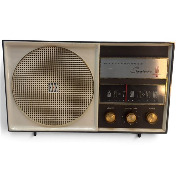 Westinghouse Symphonaire 66 Model 760T6 Canadian Six-Tube AM Table Radio, c. 1960