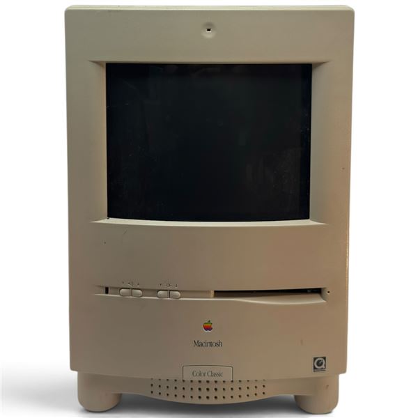 1993 Apple Macintosh Color Classic M1600 All-in-One Computer with Color CRT