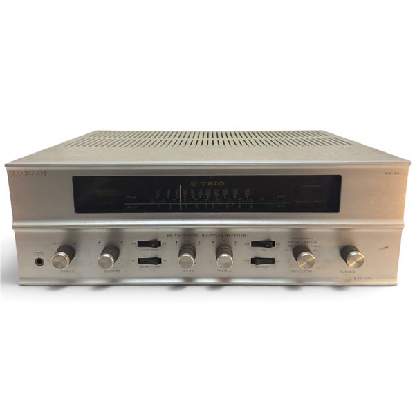 Vintage Trio KW-33G Vacuum-Tube AM/FM Stereo Multiplex Receiver, 117V 150W