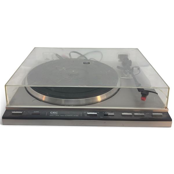 CEC Chuo Denki ST-540 Quartz Direct-Drive Automatic Turntable with AKG Cartridge