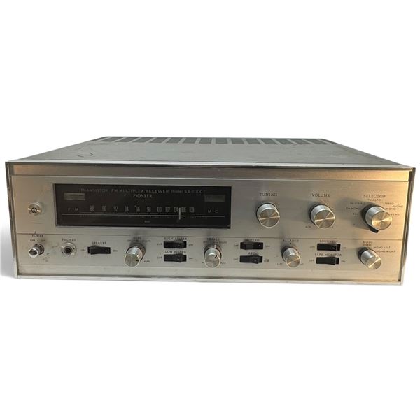 1965 Pioneer SX-1000T 90-Watt Solid-State FM Multiplex Stereo Receiver