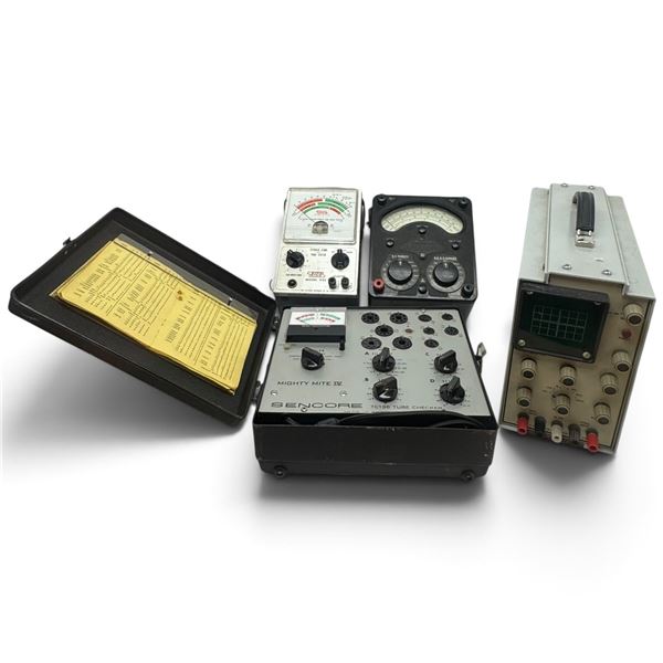 Vintage Test Equipment: Heathkit 10-17, Sencore TC136, EICO 944 & AVO Model 8 Mk II